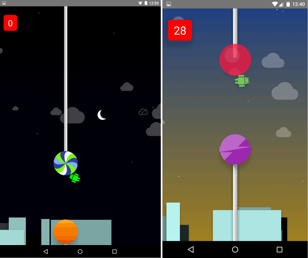 Flappy Droid on Android 3a