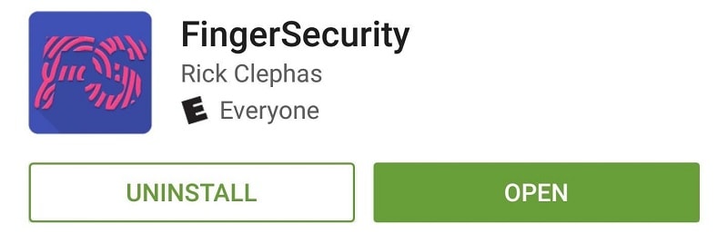 fingerprint lock apps in Android