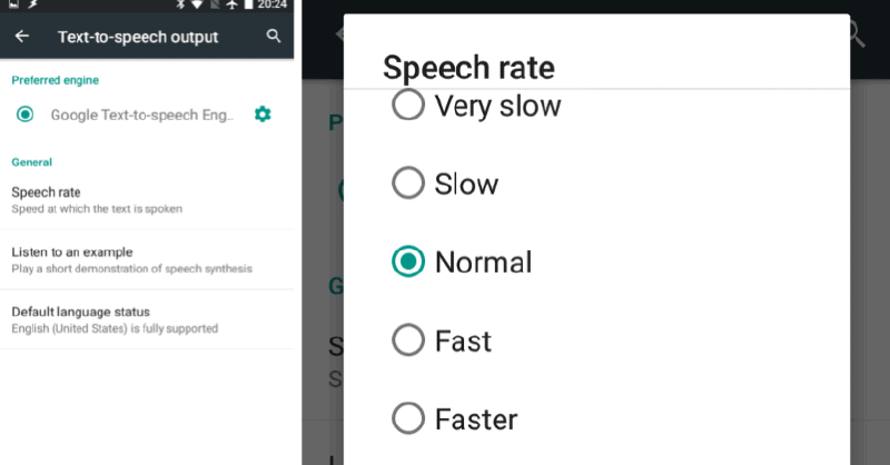 google voice speed