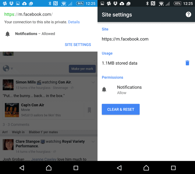 disable notifications in Chrome 