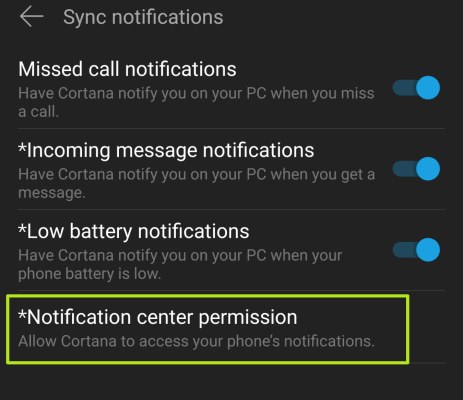 From the same menu, you can also disable the basics like low battery notifications if you want.
