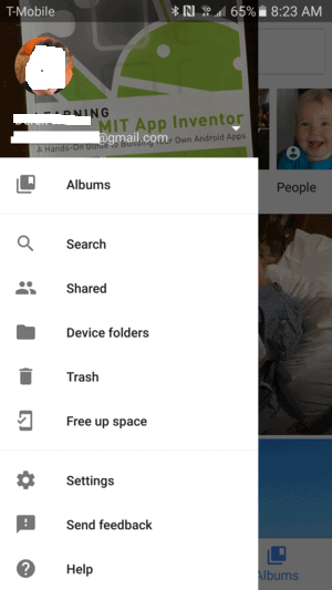backup pictures to Google Photos