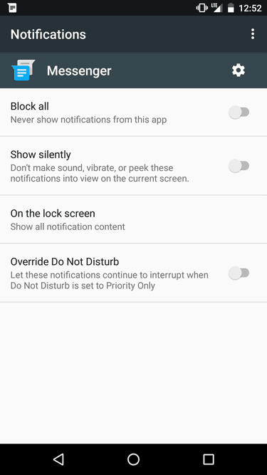 Notifications on Android Nougat