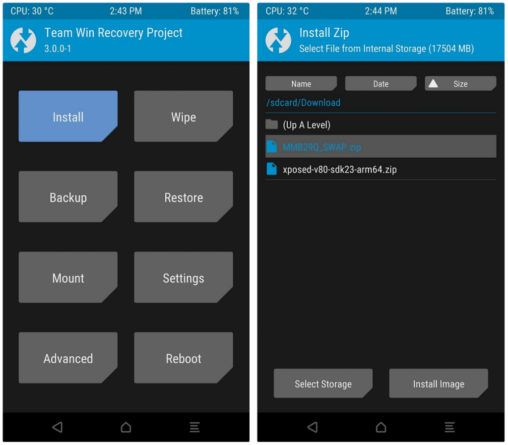 swap Back & Recent Apps buttons on Nexus 6P