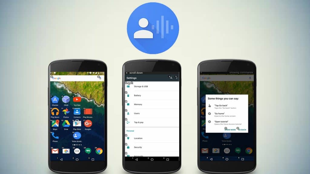 use Android with Voice Access