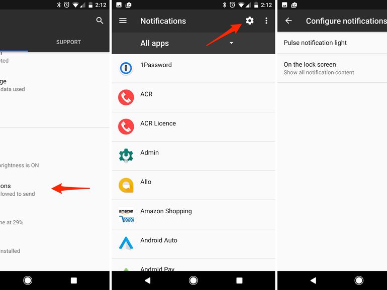 enable hidden notification light on Google Pixel