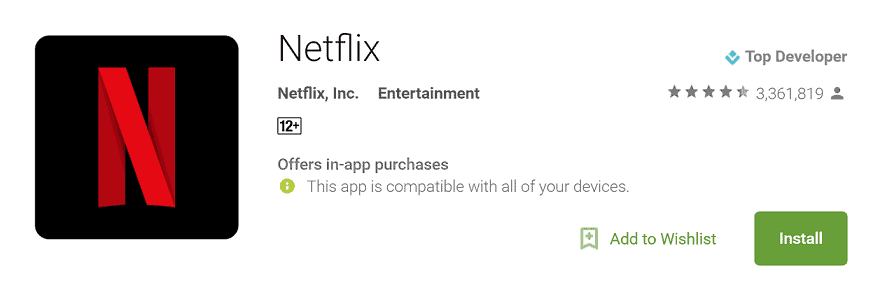 watch Netflix offline on Android
