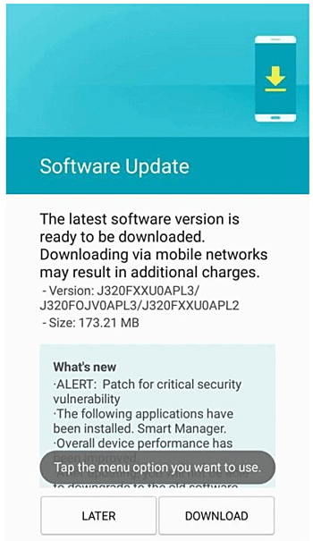 January Security Update for Galaxy Devices