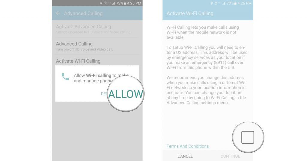 Advanced calling features on Samsung Galaxy S7 1