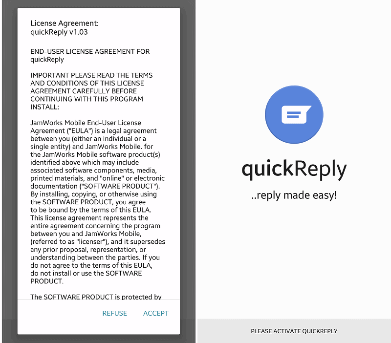 Android N Quick Reply 2