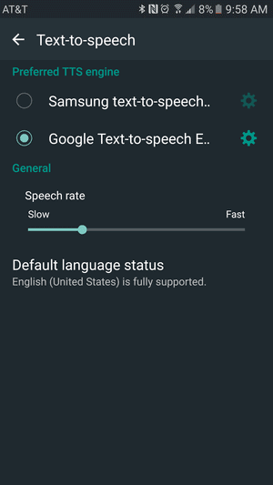 Configure Text-to-Speech App Settings
