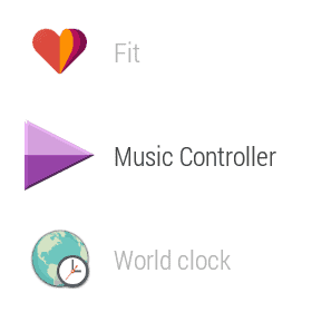 control music with Android Wear