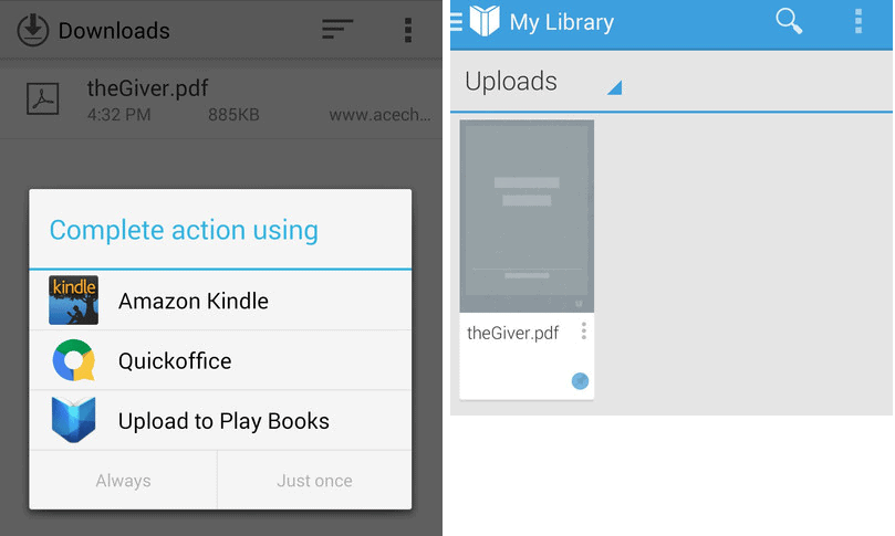 eBooks to Google Play Books