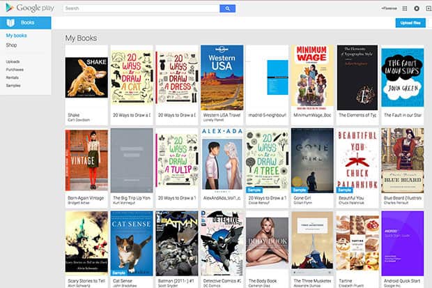 eBooks to Google Play Books