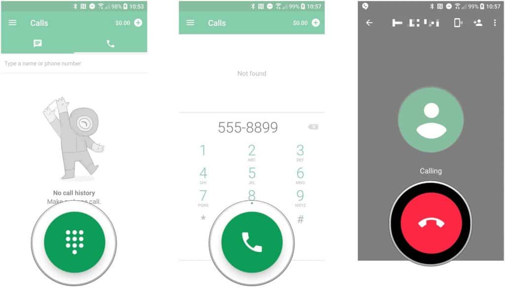 free calls with Google Hangouts