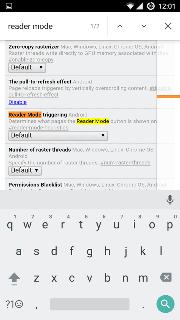  enable Reader Mode in Chrome