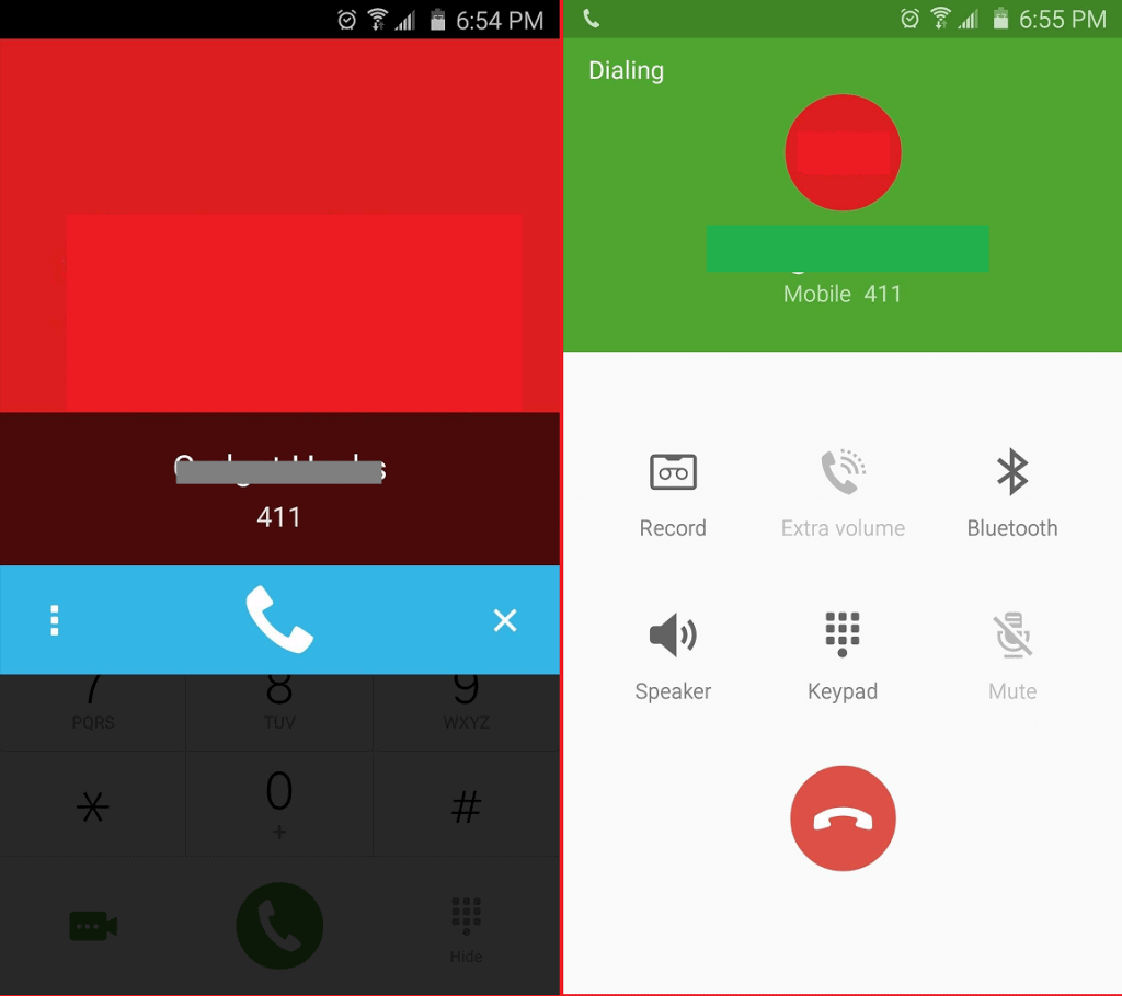 prevent pocket dialing on Android