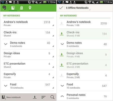 what is evernote android job manager