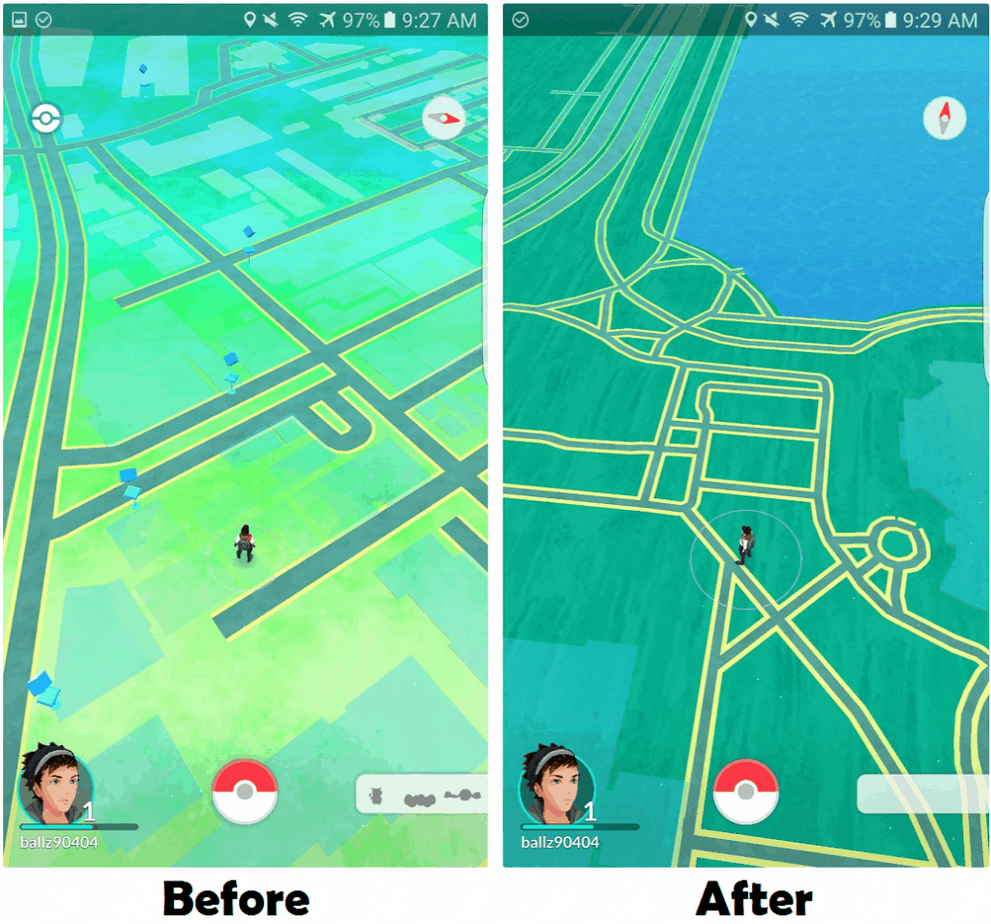 fake GPS location in Pokémon GO