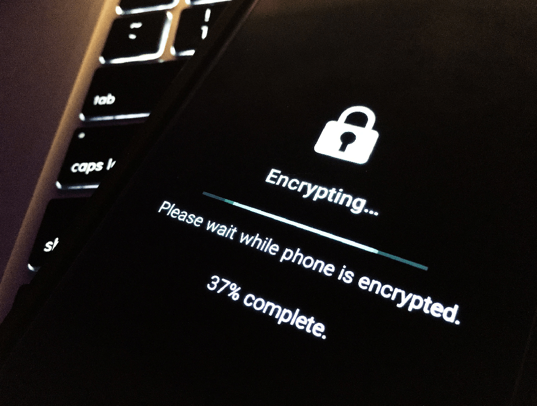encrypt and hide content on Android
