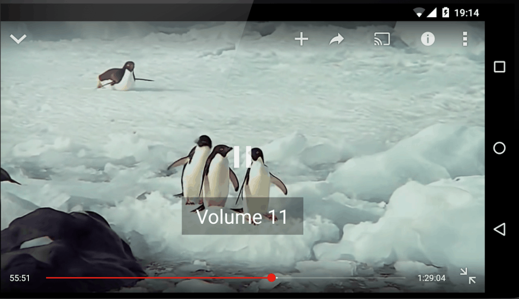 YouTube with Sliding Gestures 