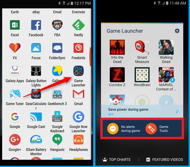 Use Game Launcher on Galaxy Devices