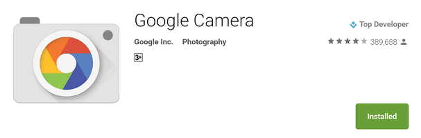 Download the Google Camera app