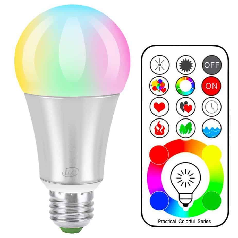 color changing light bulb