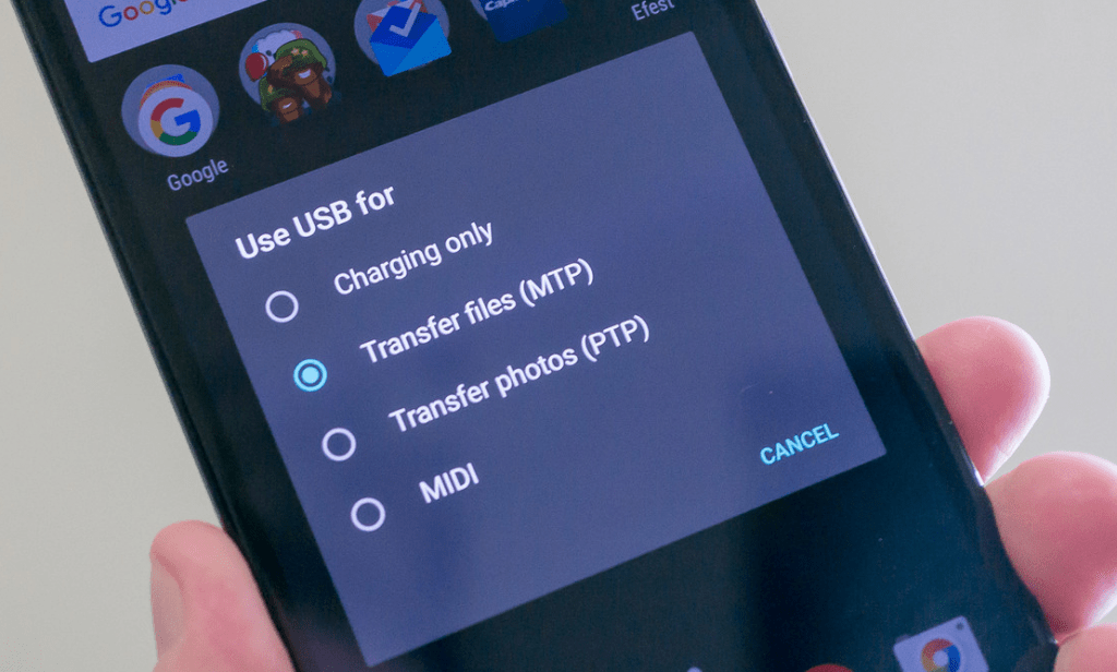 android file transfer mode