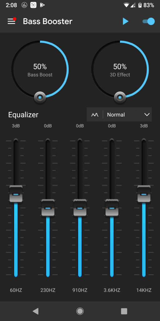 android equalizer settings