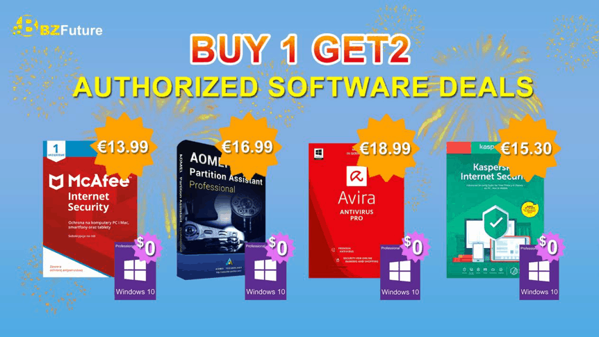 Software buy 1 get 2