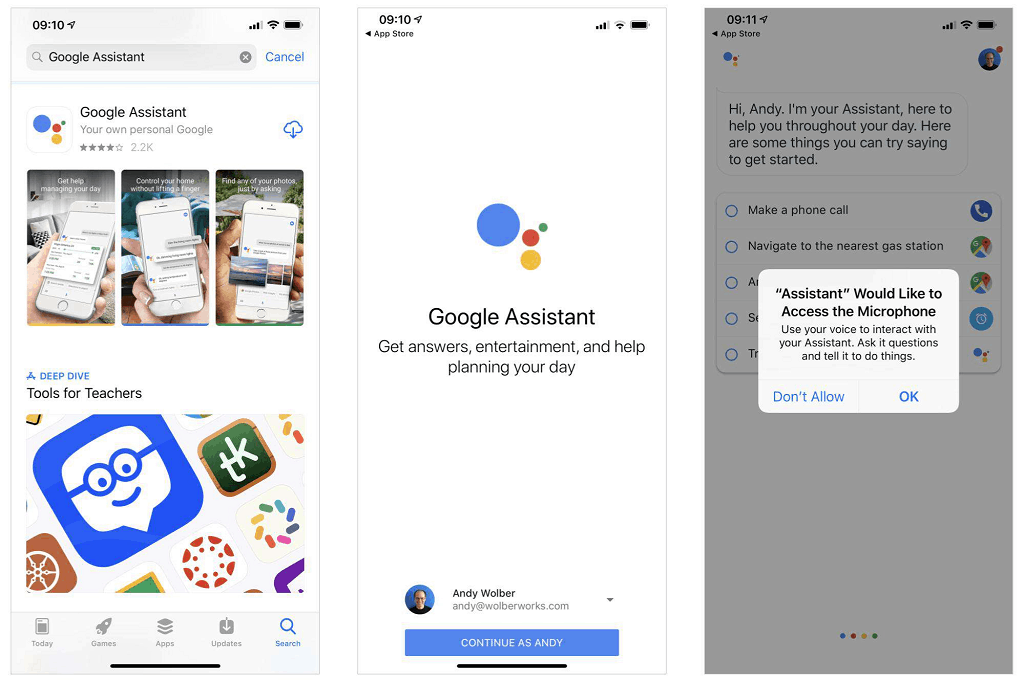 Google Assistant on the App Store