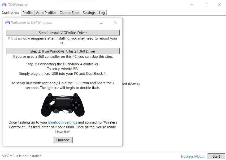 how to use ps4 controller on pc wired