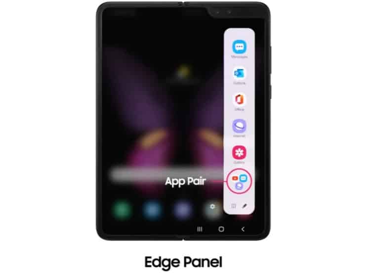 Galaxy Fold with Z2 features