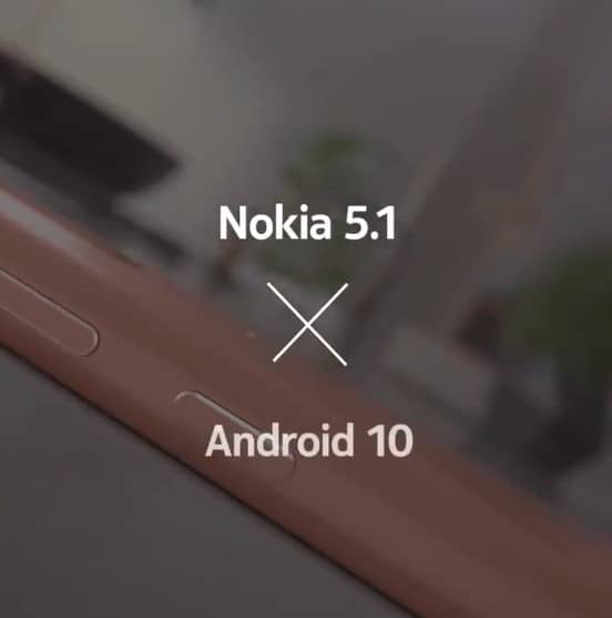 Nokia 5.1 android 10 update